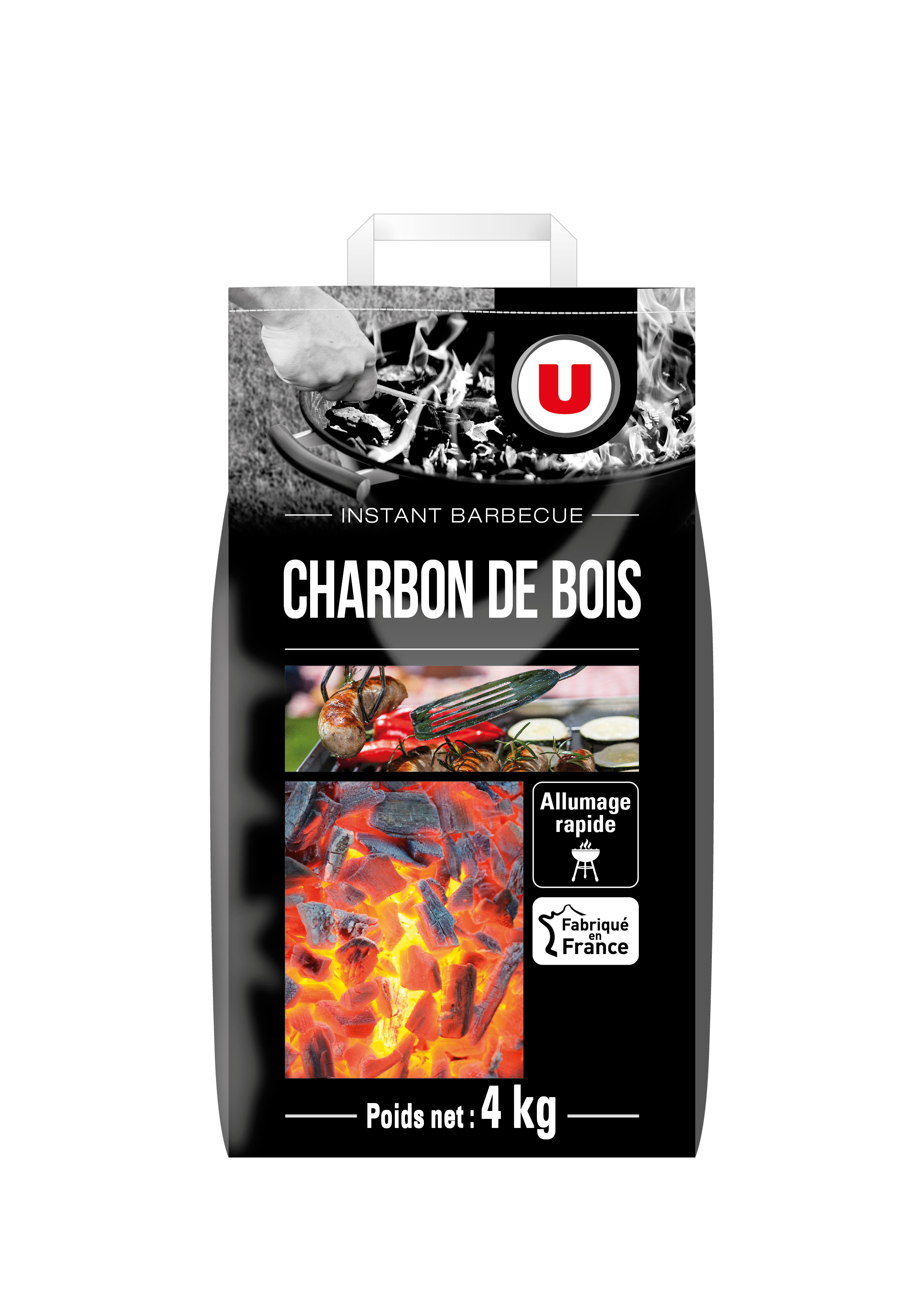 Charbon de bois U  (4 Kg)