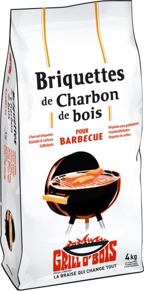 Grill O' bois Briquettes (4 Kg)