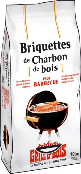 Grill O' bois Briquettes (10 Kg)