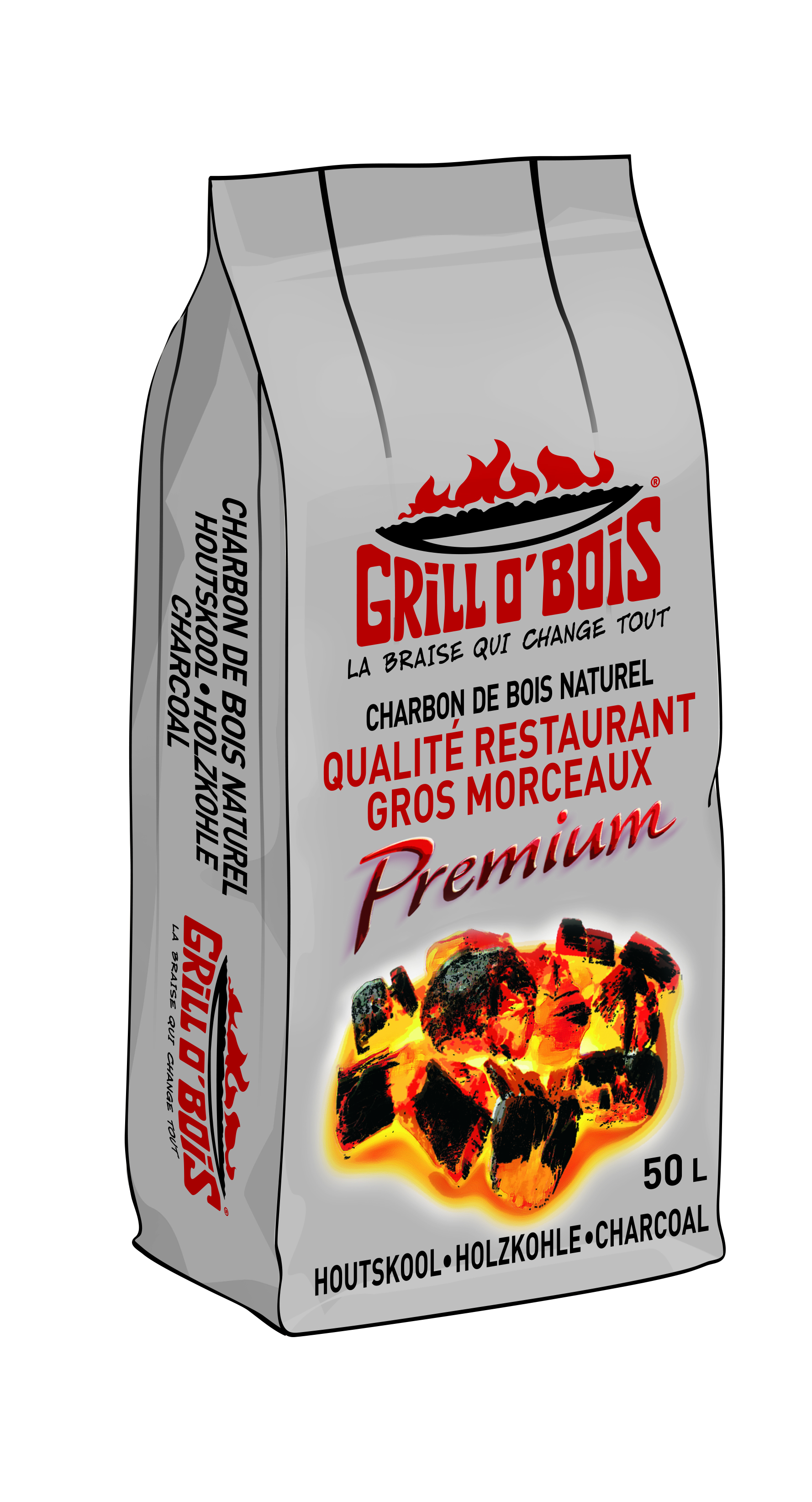 Grill O' Bois Premium (50 L)