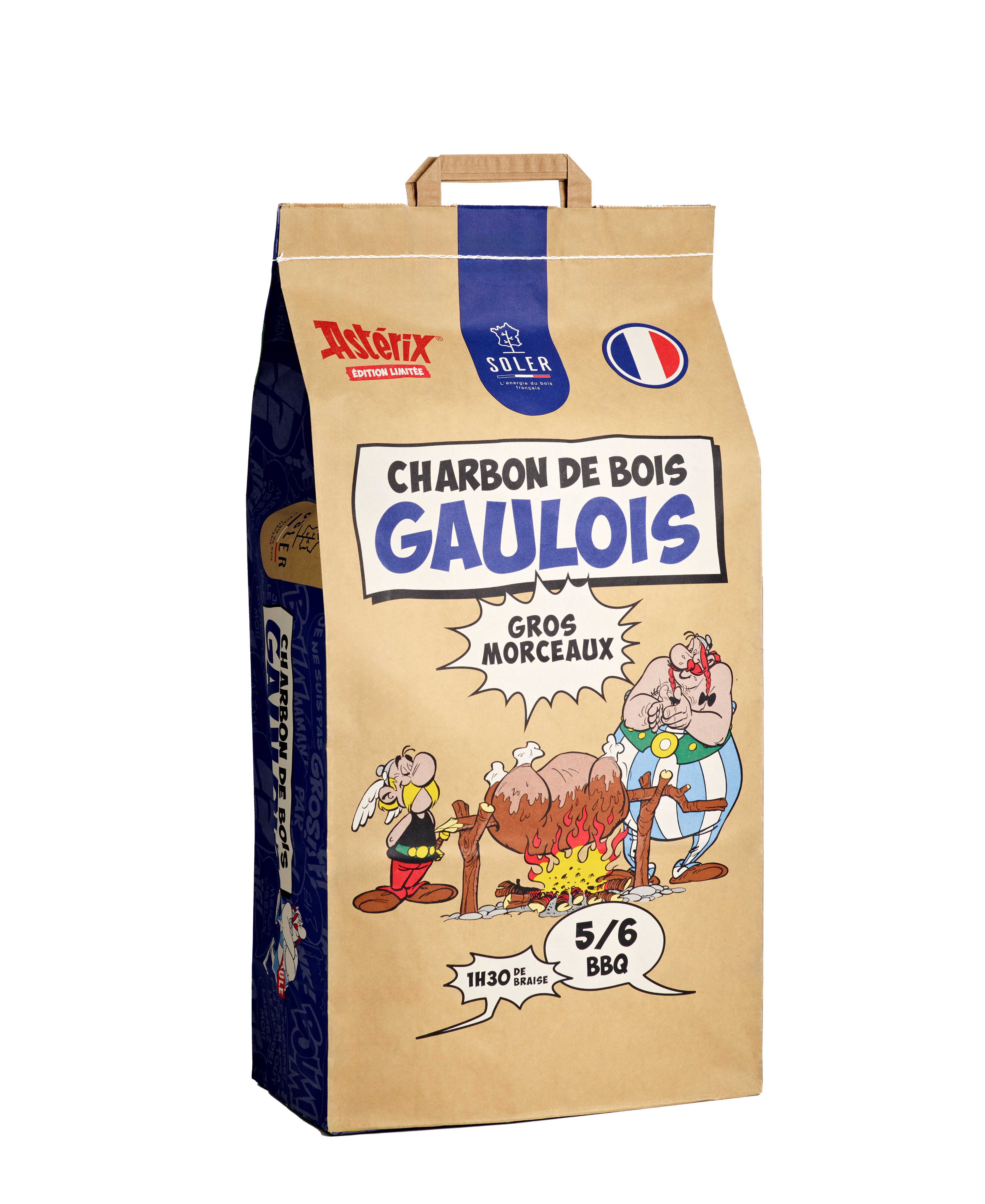 Charbon de bois Gaulois Gros Morceaux (30 L)