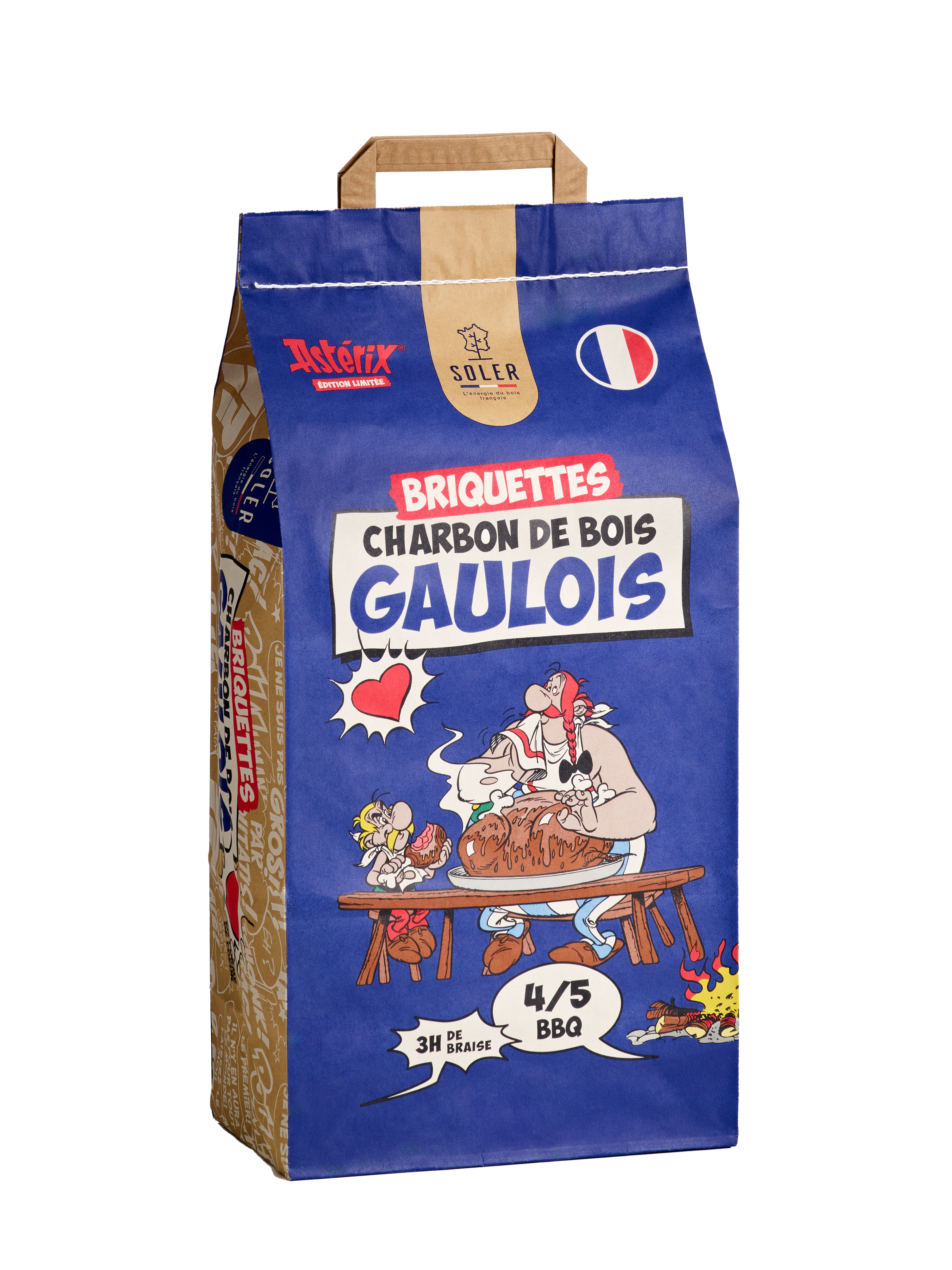 Charbon de bois Gaulois Briquettes (5 Kg)