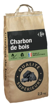 Charbon de bois Carrefour (2,5 Kg)