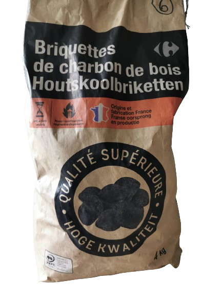 Briquettes de Charbon de bois Carrefour (4 Kg)