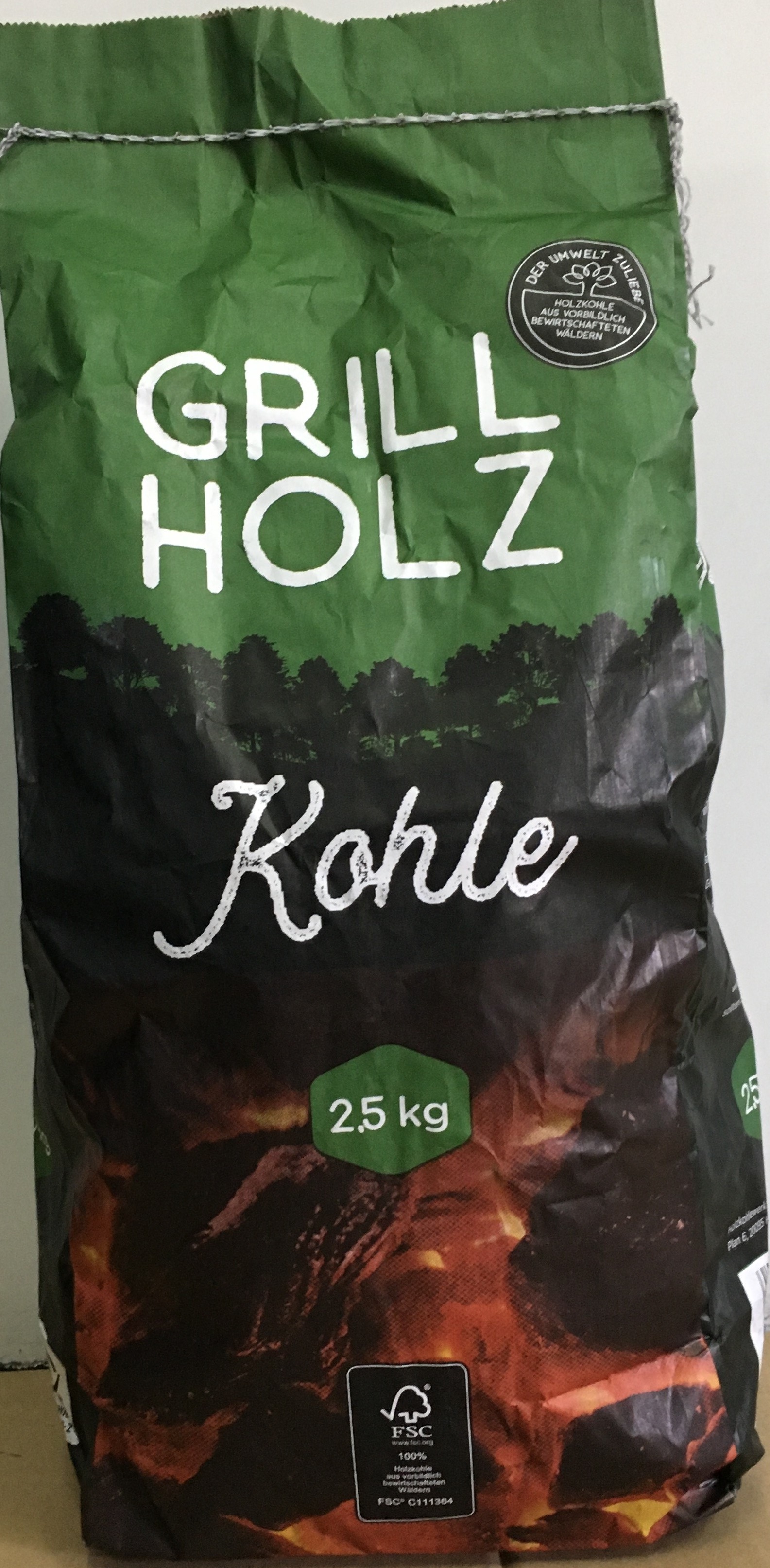Grill Holz Kohle  (2,5 Kg)