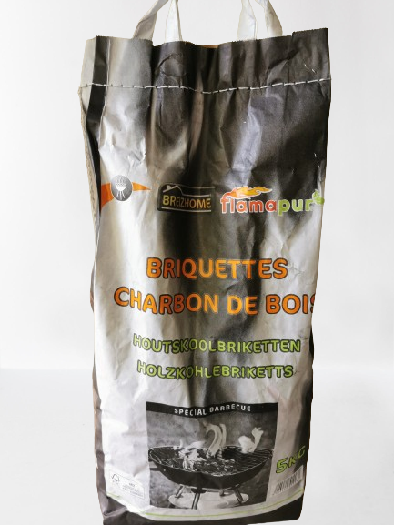 Briquettes de charbon de bois Flamaco (5 Kg)