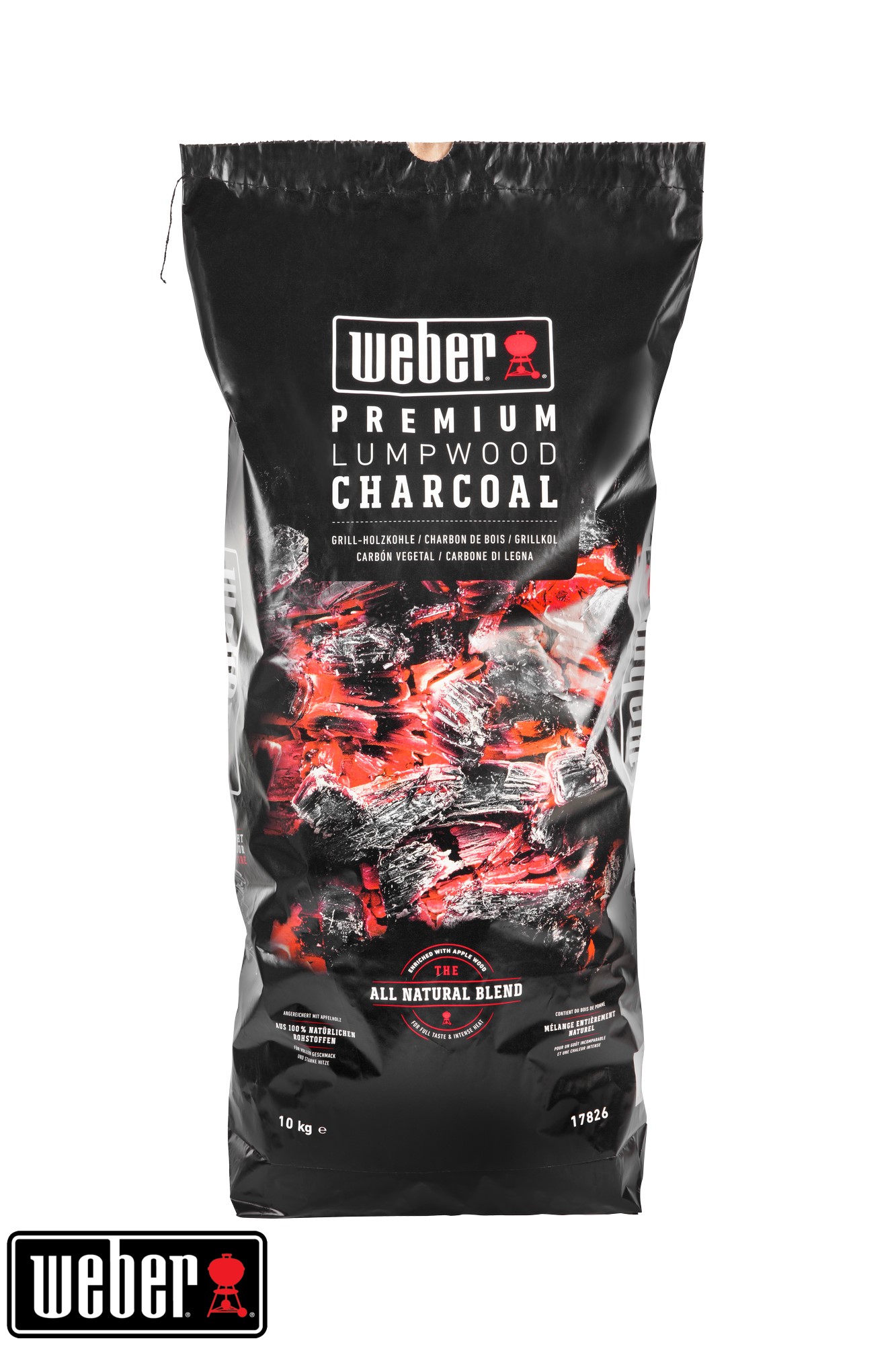 Weber Premium Lump Charcoal (10 Kg)